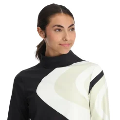 Spyder Womens Chute Turtleneck - BLACK Fashion