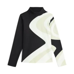 Spyder Womens Chute Turtleneck - BLACK Fashion