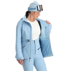 Spyder Womens Glacial Softshell - Blue Drift BLUEDRIFT Sale