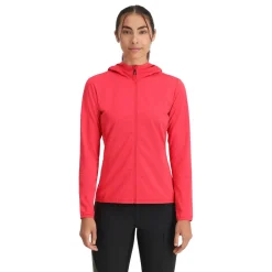 Spyder Womens Gridweb Fleece Hoodie - Prism Pink PRISMPINK Fashion