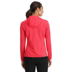 Spyder Womens Gridweb Fleece Hoodie - Prism Pink PRISMPINK Fashion