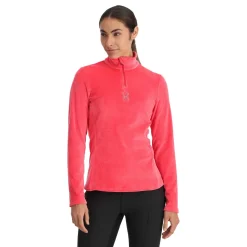 Spyder Womens Shimmer Bug Half Zip - Prism Pink PRISMPINK New