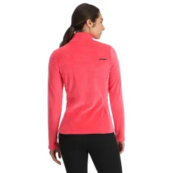 Spyder Womens Shimmer Bug Half Zip - Prism Pink PRISMPINK New