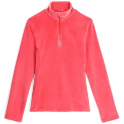Spyder Womens Shimmer Bug Half Zip - Prism Pink PRISMPINK New