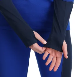 Spyder Womens Stretch Charger Crew - Electric Blue ELECTRICBLUE Shop