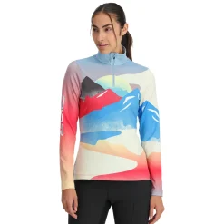 Spyder Womens Vivid Half Zip - MULTI Flash Sale