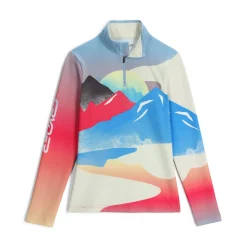 Spyder Womens Vivid Half Zip - MULTI Flash Sale