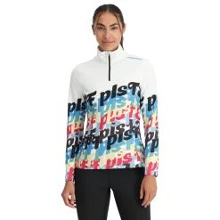 Spyder Womens Vivid Half Zip - WHITE Fashion