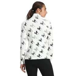 Spyder Womens Vivid Half Zip - WHITE Clearance